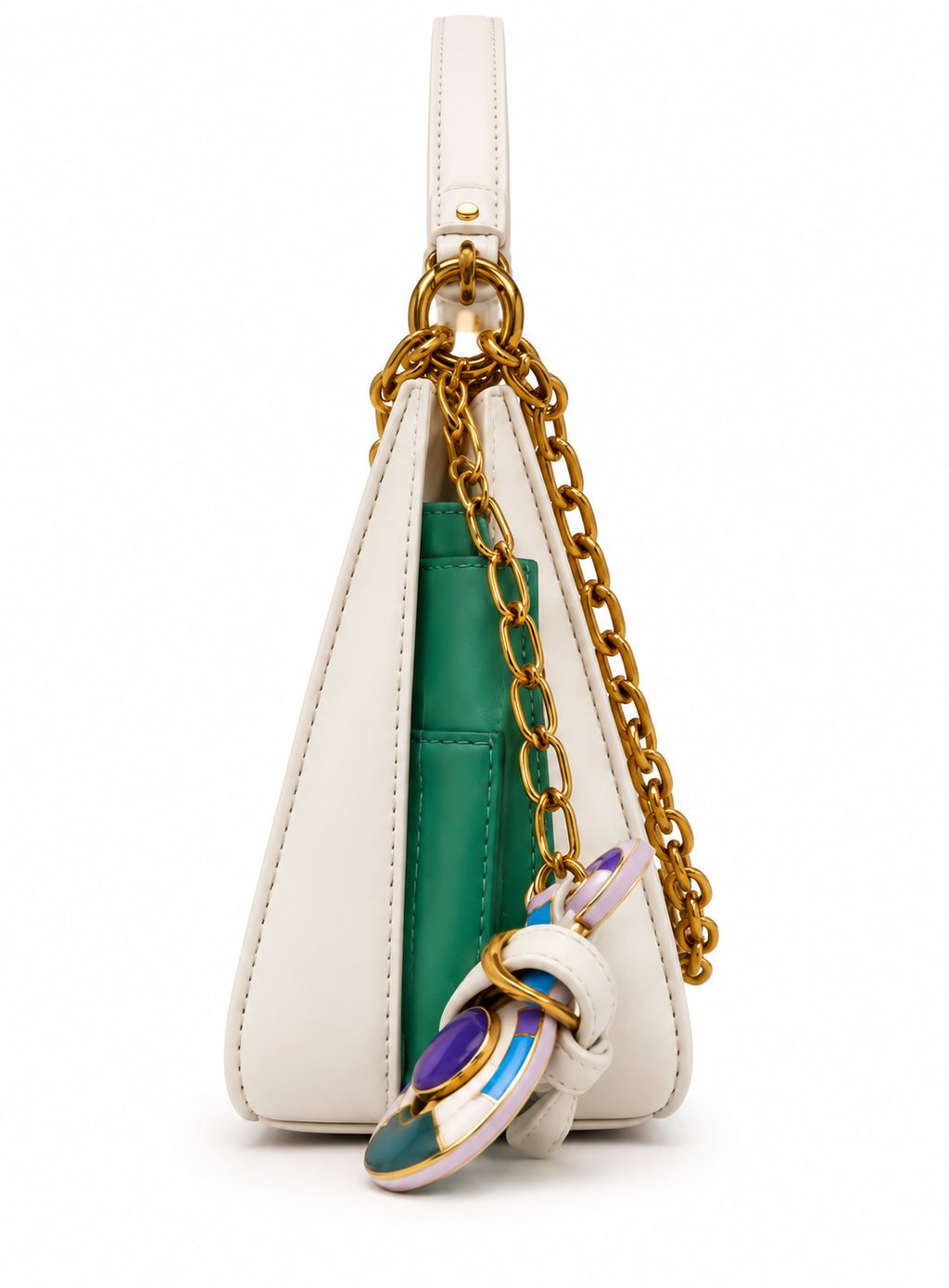 Bolsa Steve Madden Hombro Blanca