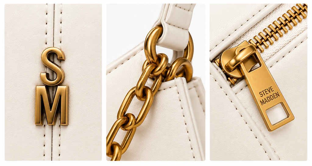 Bolsa Steve Madden Hombro Blanca