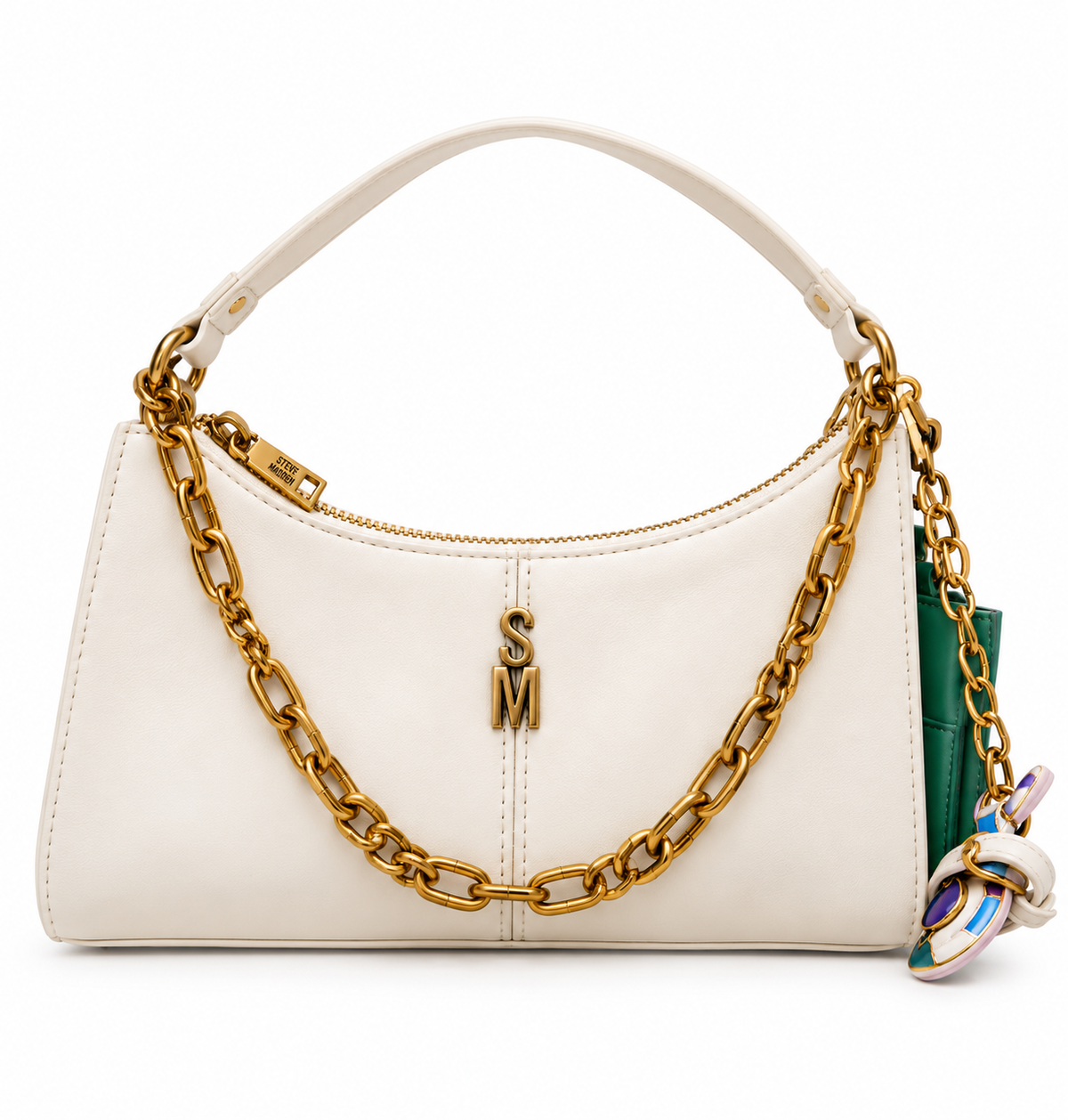 Bolsa Steve Madden Hombro Blanca