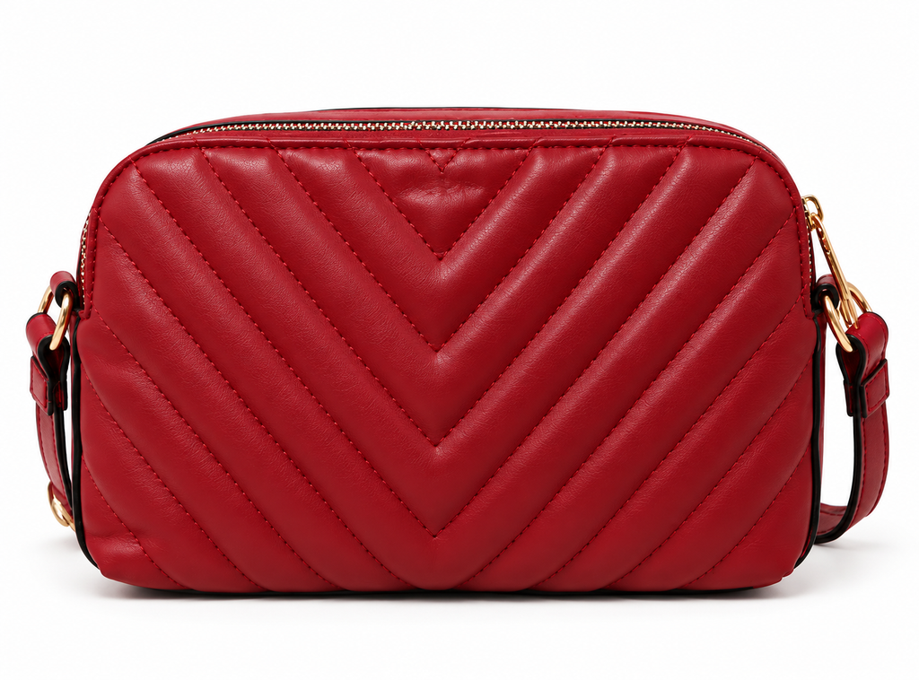 Bolsa ALDO Quilted Crossbody – Rojo
