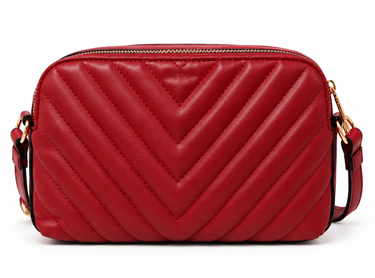 Bolsa ALDO Quilted Crossbody – Rojo